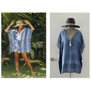 SURF GYPSY chic travel resort swimwear swim caftan kaftan coverup cover-up s